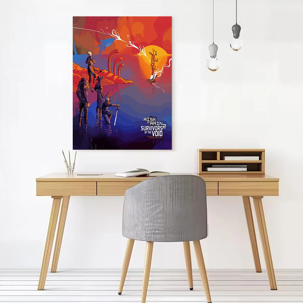 Risk of Rain 2: Survivors of the Void Poster Canvas Wall Art Personalized Print Modern Painting Perfect Gift for Bedroom Mural