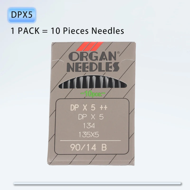 10 PCS DPX5 ORGAN Sewing Machine Needles For Industrial Sewing Accessories Japan DP*5 135X5 Knitting JUKI BROTHER view 2