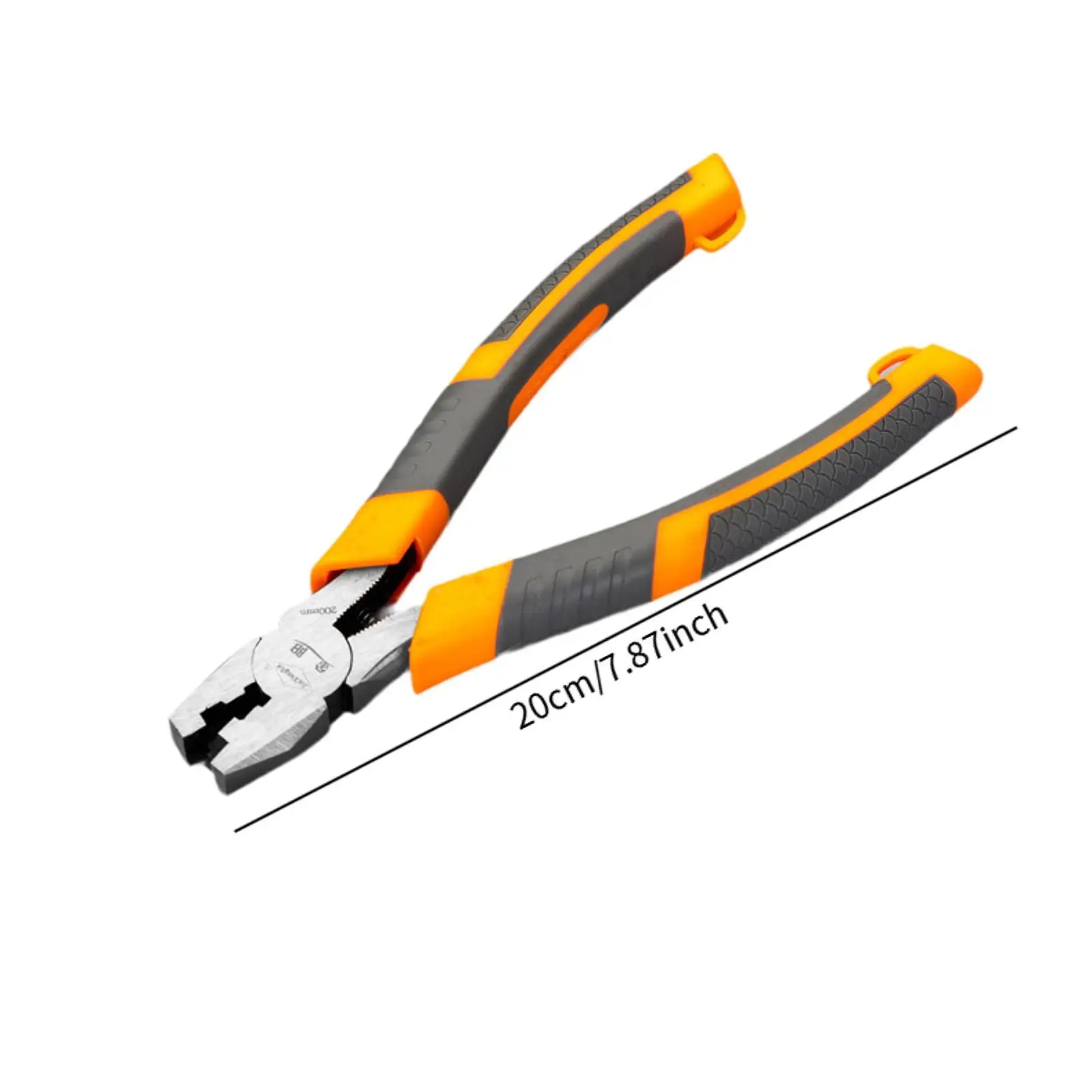 V Groove Notch Cutter Plier Hemming Plier Easy to Use Steel Wear Resistant with Comfort Handle Premium Angle Shear Plier