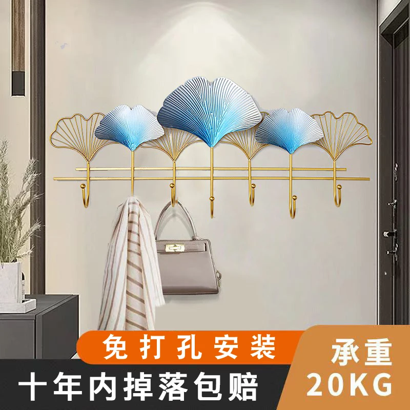 No Drill Wall Mounted Hooks Creative Entrance Hall Coat Hangers Door Hooks for Jackets Space Saving Wall Hanger for Coats Hats