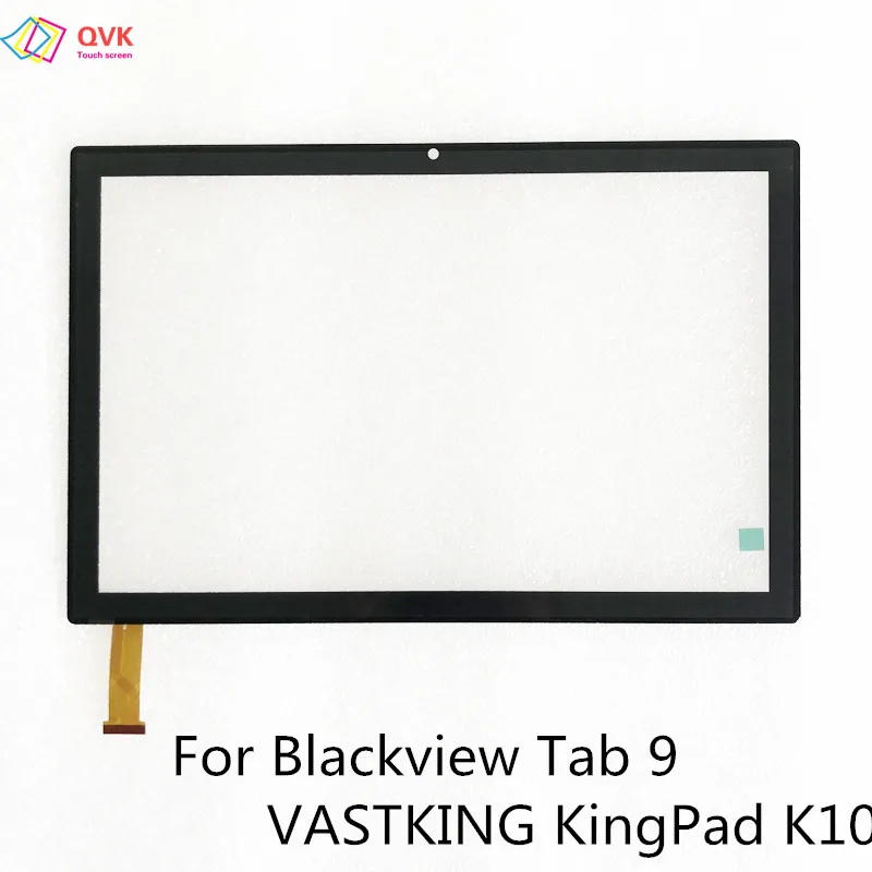 Nowy 10.1 cala dla VASTKING KingPad K10/Blackview Tab 9 Tablet PC pojemnościowy ekran dotykowy Digitizer czujnik zewnętrzny szklany Panel