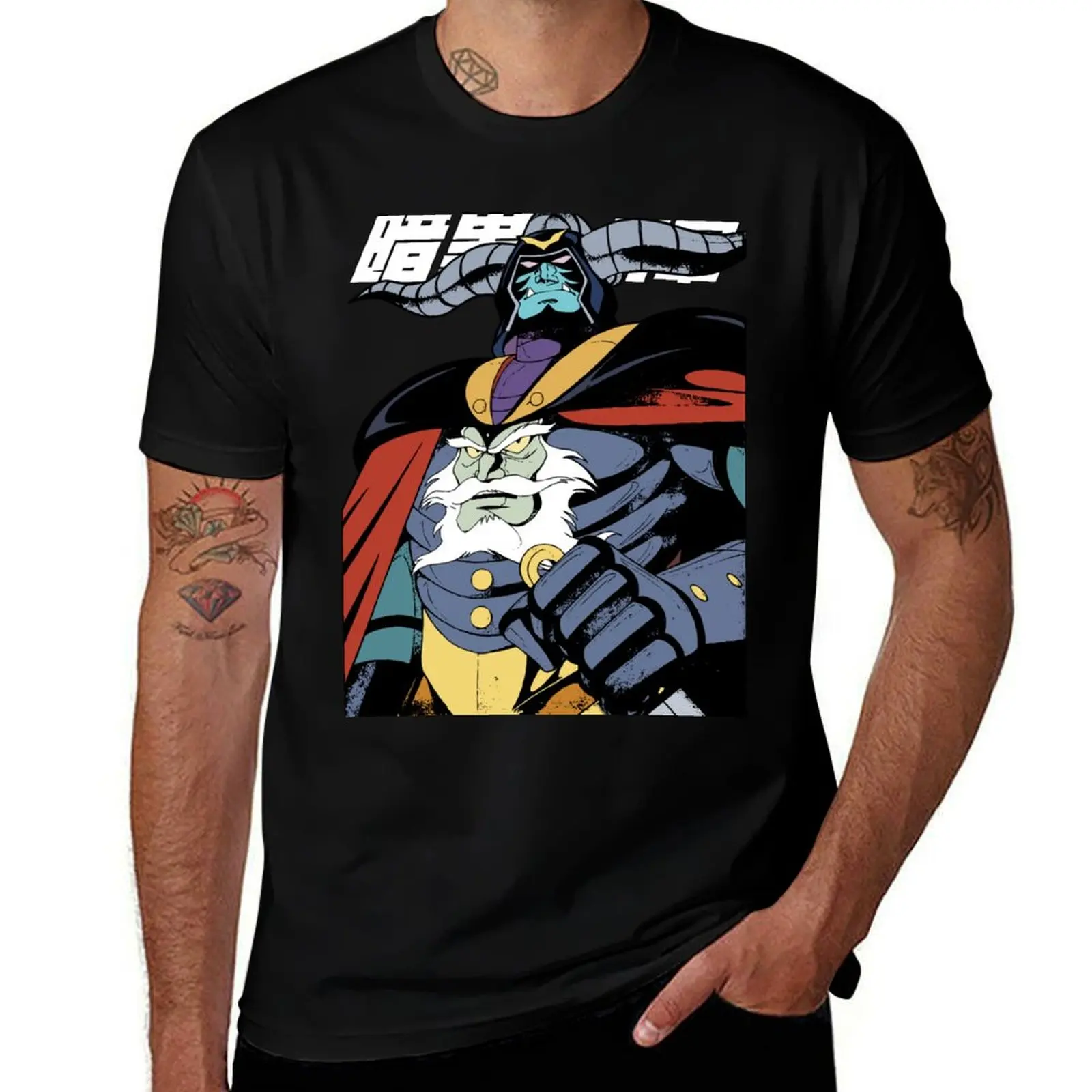Футболка Ankoku Daishogun, повседневная, с коротким рукавом.