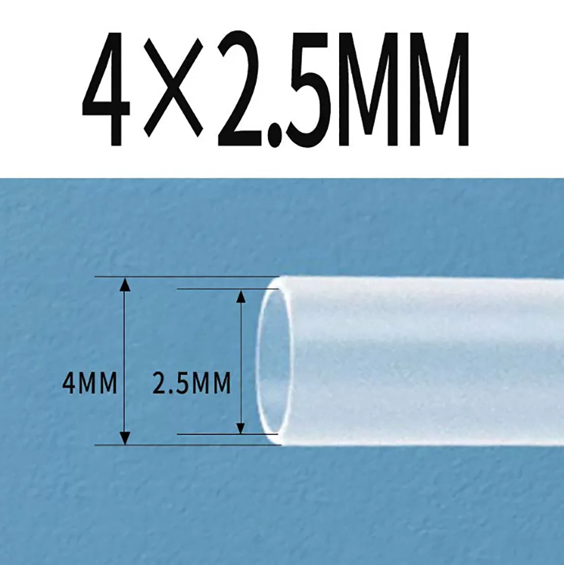 1Meter Transparent PFA Tube Insulated Rigid Pipe ID 0.5 0.75 1 1.5 1.8 2 3 4 5 6 7 8 9 10-30mm OD 1.59-34mm