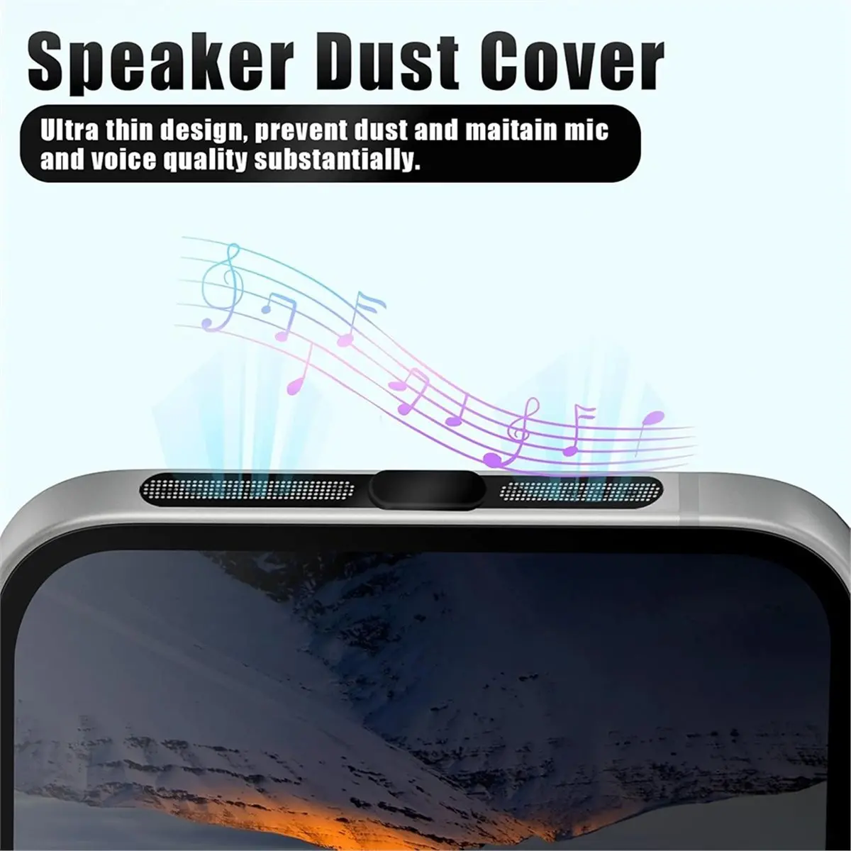 Phone USB C Dust Plug Set - 20 Port Covers & 6 Speaker Bumper Stickers with Accessories