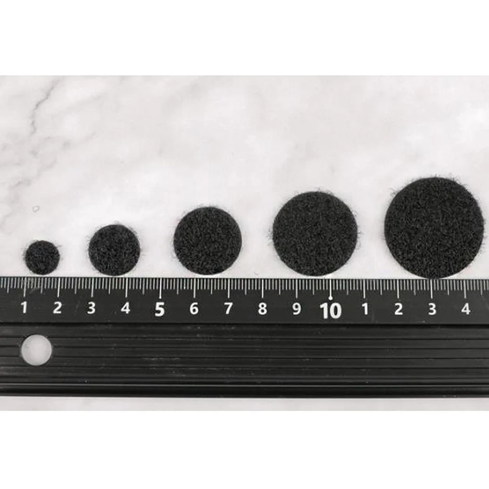 

500 Pairs Hook Dots Loop Tape Self Adhesive Tape Dots Hook Round Stickers Loop Mounting Round Reusable Durability