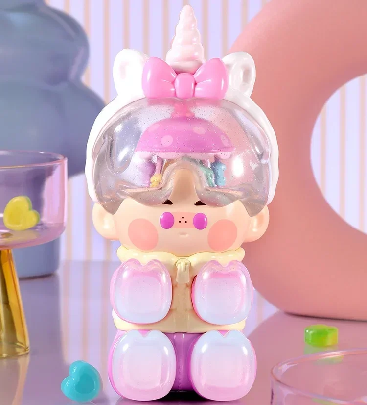 Genuine Pino Jelly Amusement Park Handheld Cartoon Pino Jelly Figure Cute Doll Surprise Gifts Desk Ornament Collection Model Toy