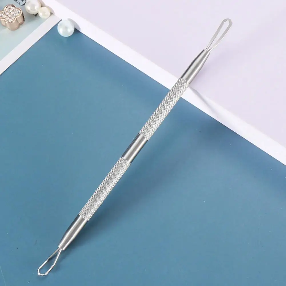 1 SET Acne Naald Mee-eter Clip Remover Extractie Porie Zwart Hoofd Schoon Gezicht Huidverzorging Reiniging Naald Smet Removal Tool
