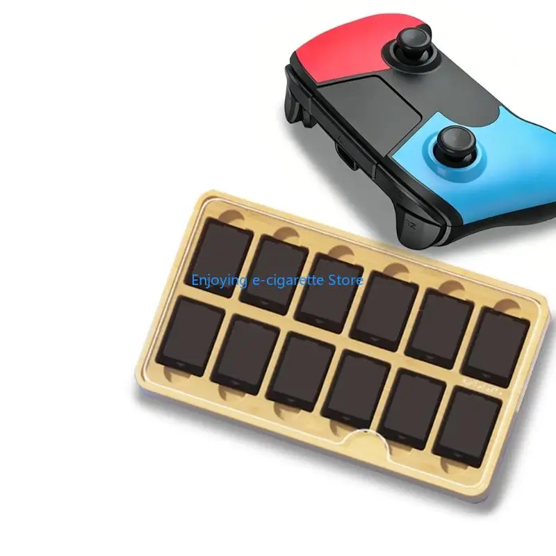 Spiel Patrone Fach Mit Acryl Staub Abdeckung Kratzfeste Spiel Karte Tragen Fall für NS 12 Slots Lagerung Box Y4QF – Detail 5
