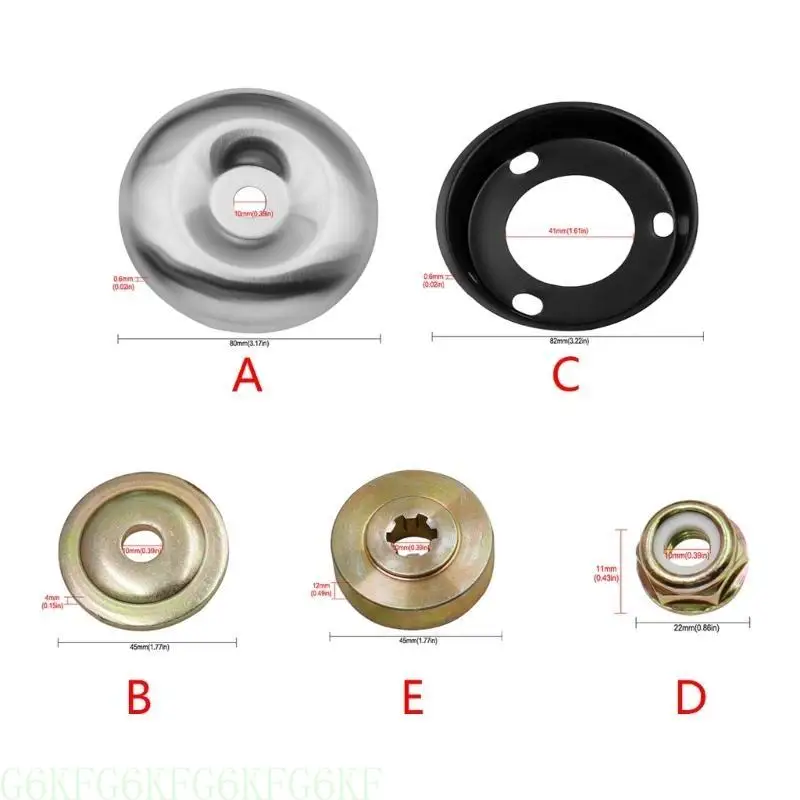 G6KF Gasoline Lawn Mower Lawn Mower, Brush Cutter Working Head Accessories, Pressure Plate, Anti-thread Nut, Protective Cover