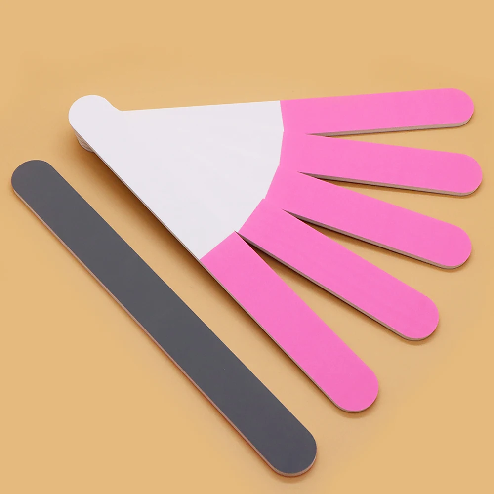 5/10Pcs Thin Nail Files And Buffer Set 600/1200/3000 Grit Washable Shine Buffer Manicure Polishing File For Natural/Acrylic Nail
