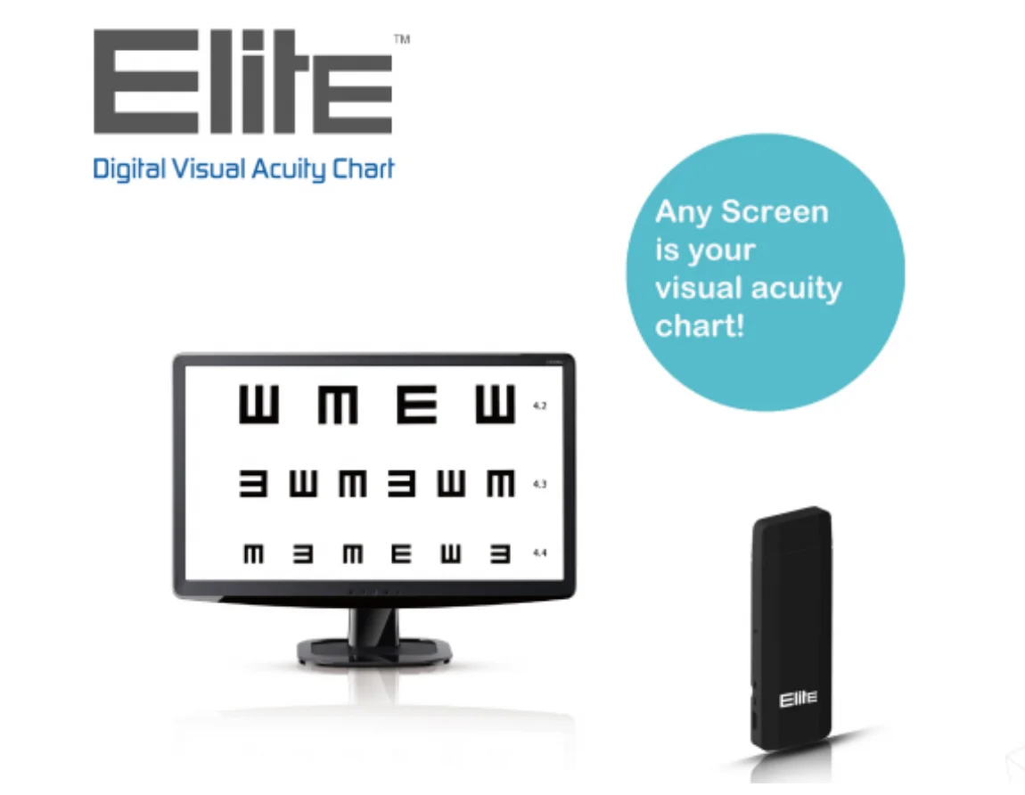 Ophthalmic LCD Visual Acuity Vision Chart Optical Testing Monitor Eye Testing Digital Chart