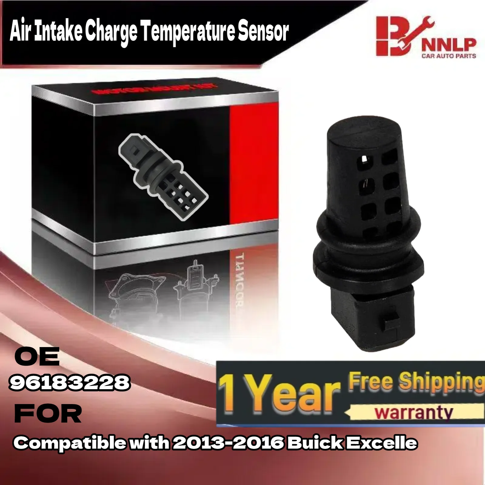 เซ็นเซอร์อุณหภูมิช่องลมเข้าเครื่องยนต์ 96183228 สำหรับเชฟโรเลต อาวีโอ รุ่นเบส LS เครื่องยนต์ 1.6 ลิตร L4 96183228