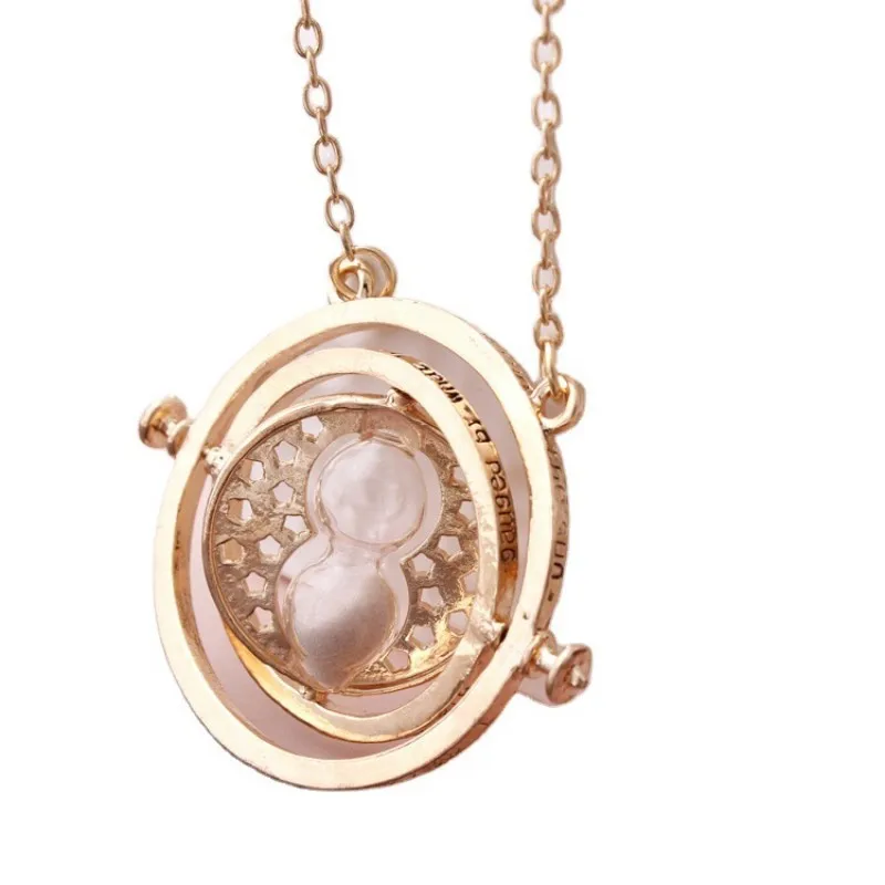 Wholesale Vintage Rotating Glass Pendant Necklace for Women Ladies Fashion Jewelry Necklace