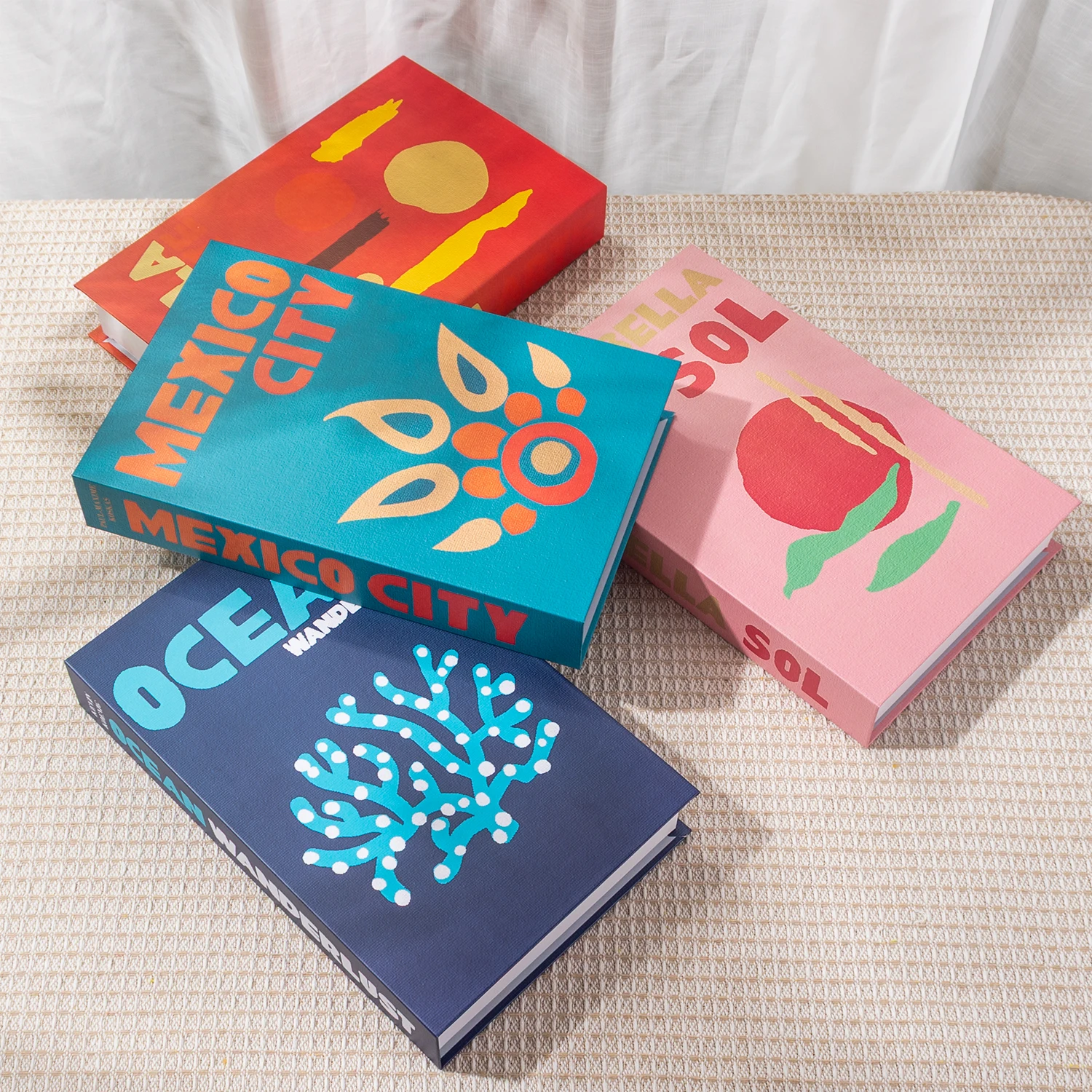 Luxury Living Room Fake Books Decoration Remote Control Storage Box Fashion Photography Magazine Decorations #1