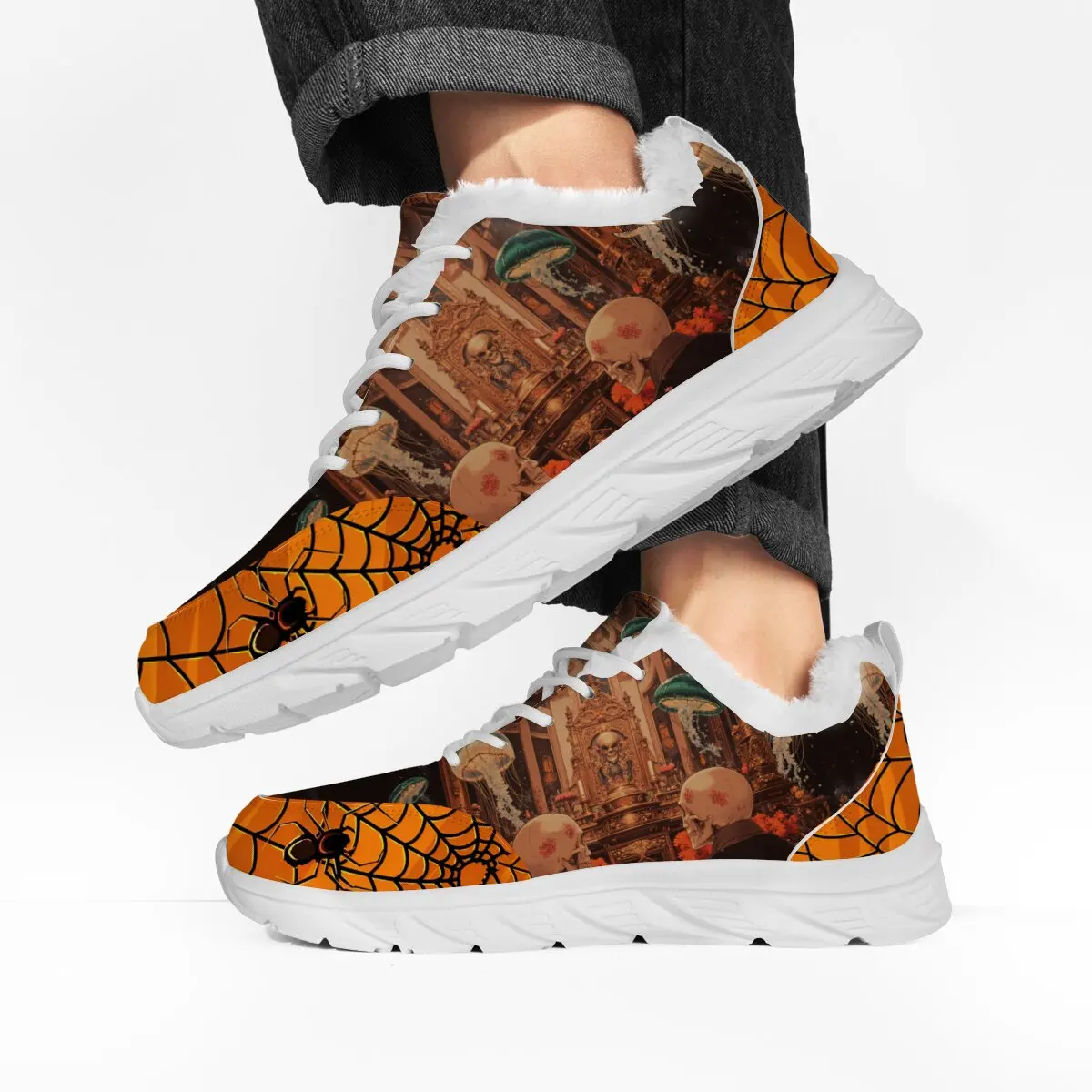 

Customize Brand Shoes Comfort Slip-On Casual Male Outdoor Breathable Casual Walking Trend Shoes Christmas Men Snowman Sneakers