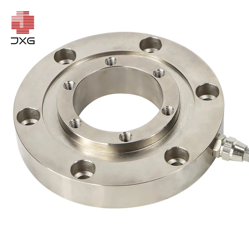 

Stainless Steel Sensor: Low Profile Ring Type Load Cell 100kg-5T, Button Compression Force Sensor for Machinery