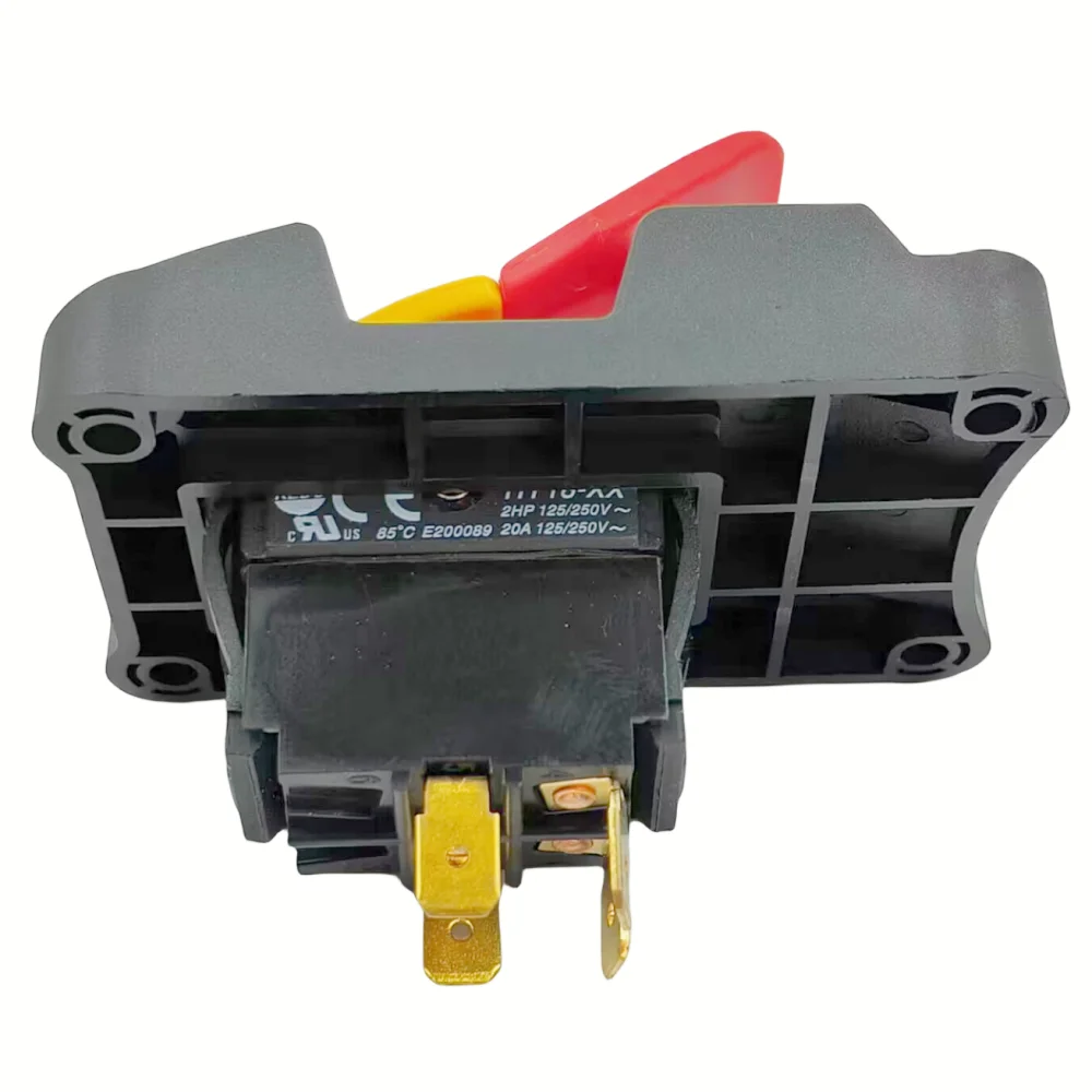 Safety Locking Switch Double Throw Function 127V 18/15A for Table Saw Machine