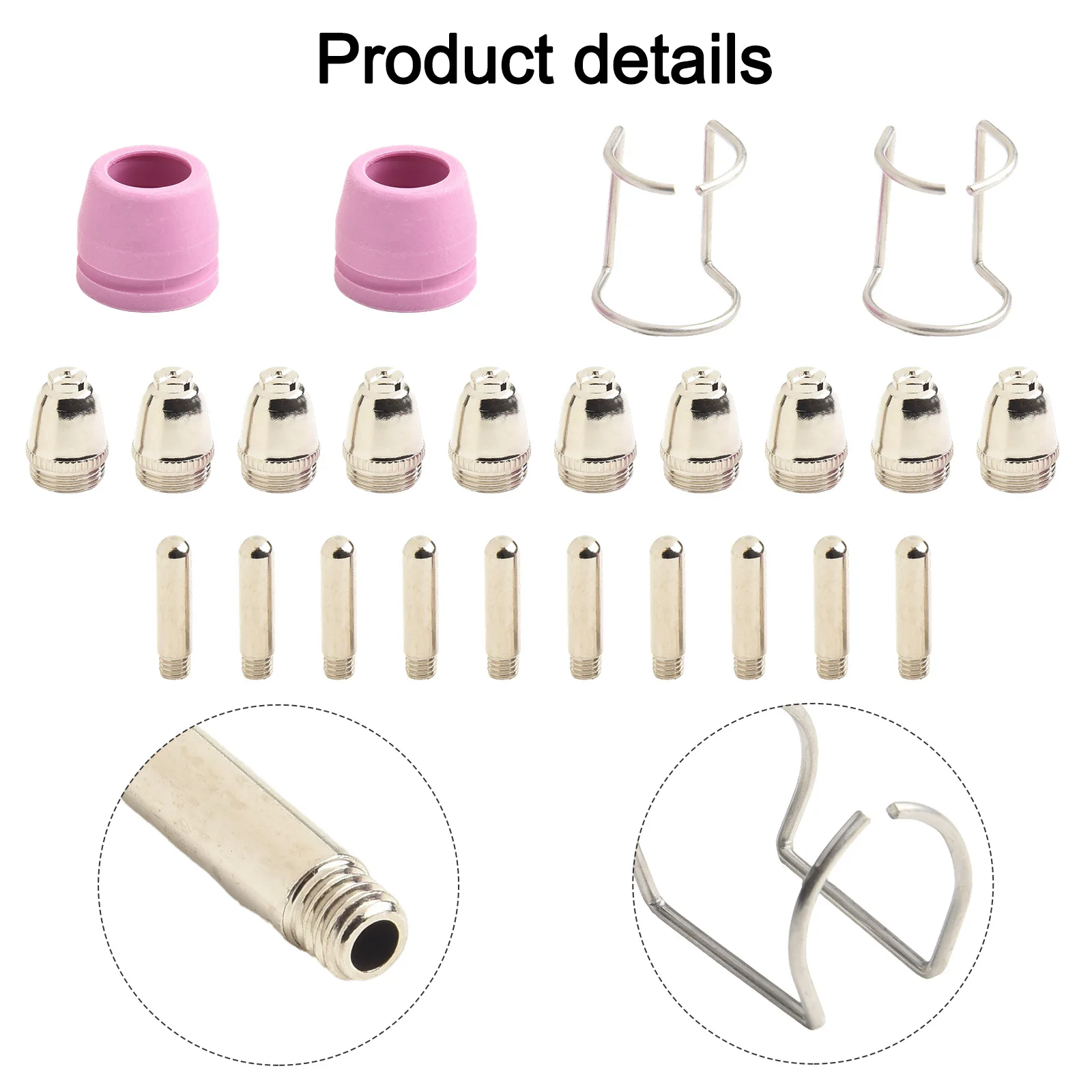 

Легко сменные насадки для плазменной резки, полный набор из 24 шт., специально для повышенной совместимости и эффективности.