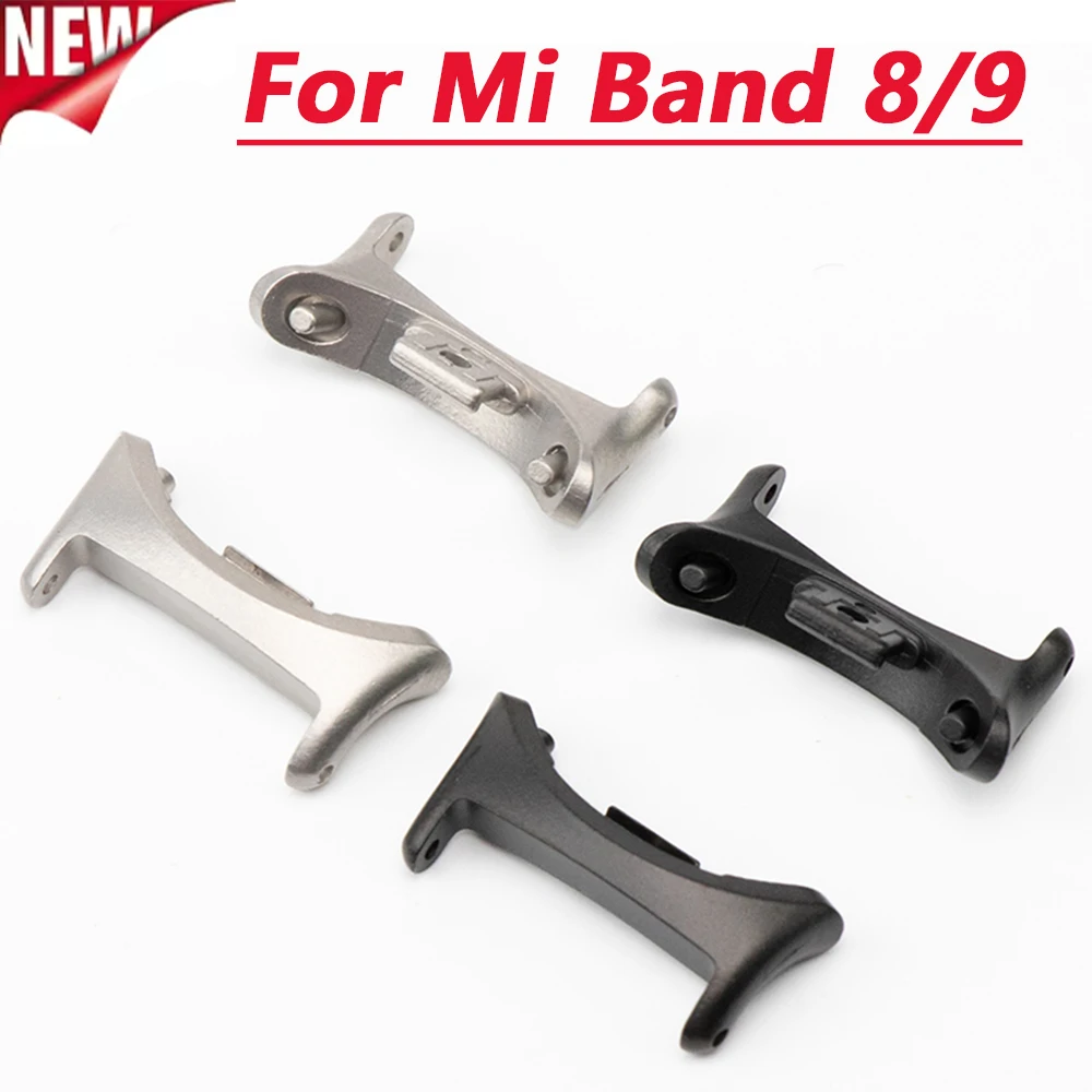 Connectors for Xiaomi Mi Band 8/9 Wristband Metal Head Adapters Mi 8 9 Band Connector Stainless Steel Compatible with 14mm Strap