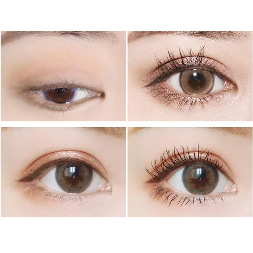 4xEyelash マスカラ 長くする 厚いカール アイメイク用 カーリング 女の子 女性用