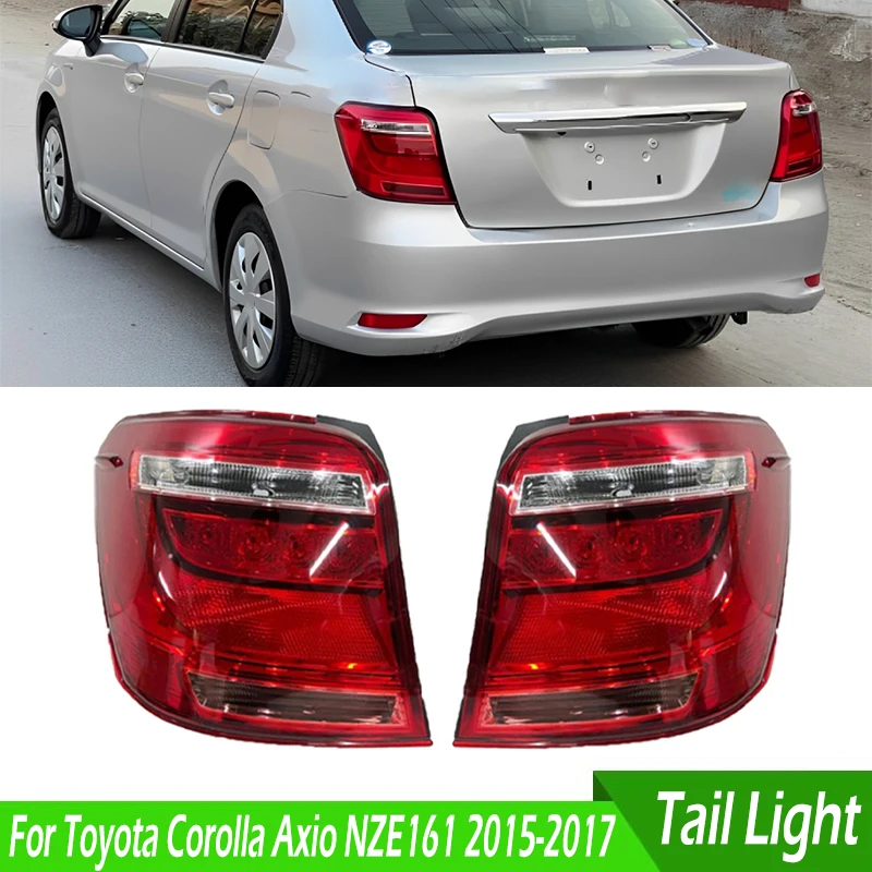 

For Toyota Corolla Axio NZE161 2015 2016 2017 Car Rear Bumper Taillight Assembly Tail Lamp Signal Lamp Warning Stop Brake Light