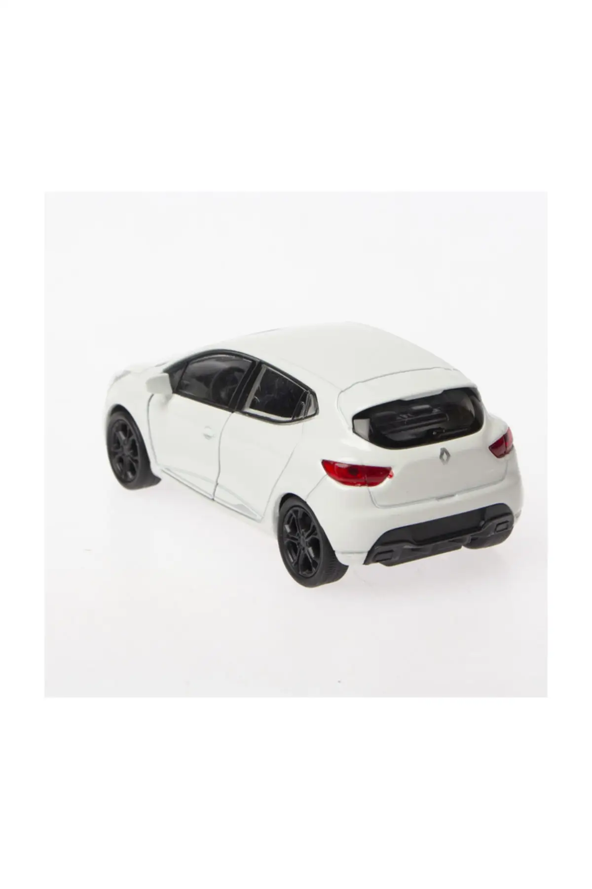 1:36 scale Diecast Renault Clio Rs-White