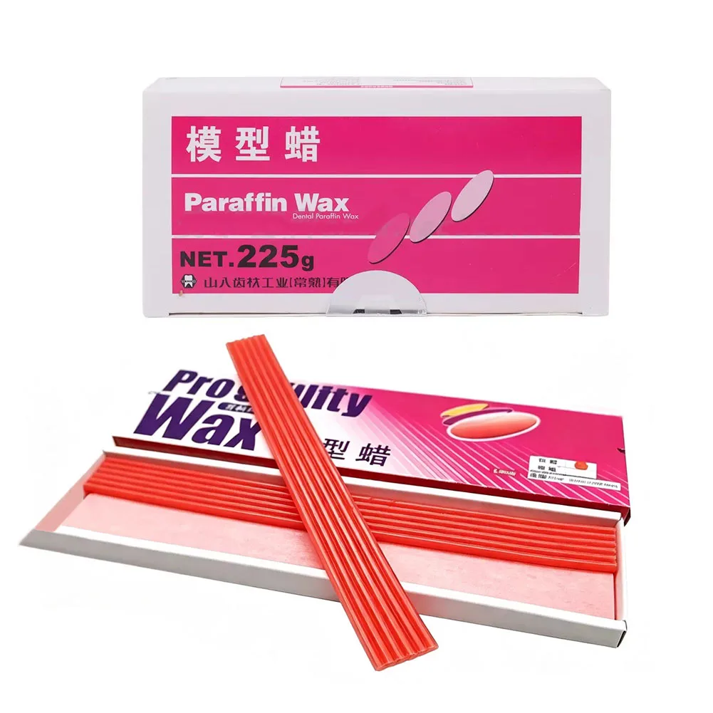 YAMAHACHI Dental Lab Base Plate Wax ProUtility Sticky Strip & Paraffin Modelling Wax Soft Hard Denture Pattern Casting Material