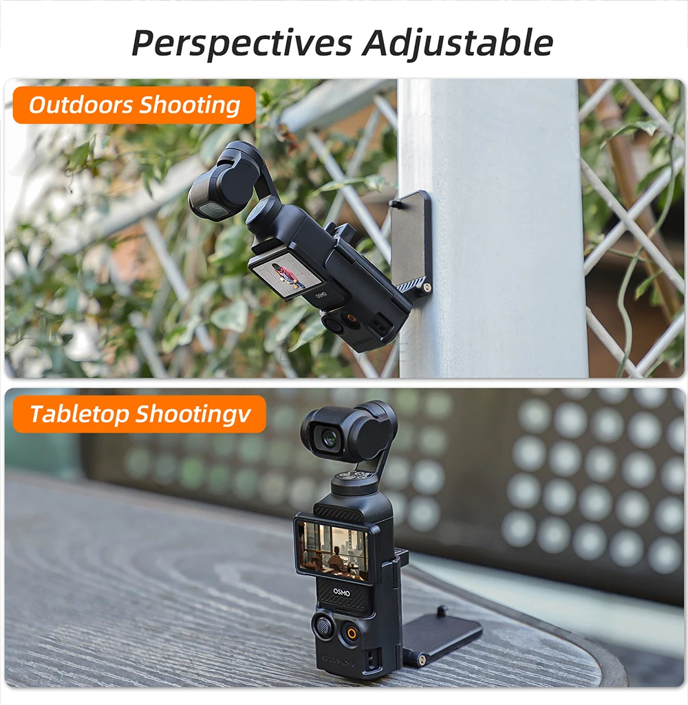 Magnetic Mount For DJI Osmo Pocket 3 Adjustable Bracket Base Vlog Outdoor Shooting/Tabletop For DJI Pocket 3 Camera Accessories