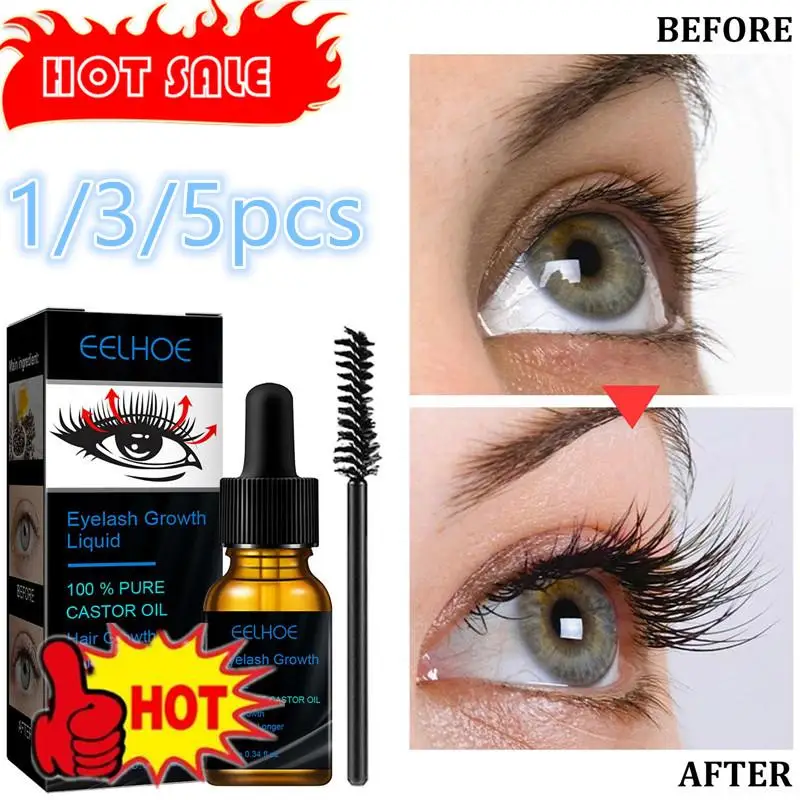 

Seven Days Eyelash Fast Growth Solution Thicken Eyelashes Natural Curl Enlarge Eyes Eyelash Eyebrow Serum Cosmetics 2024 New