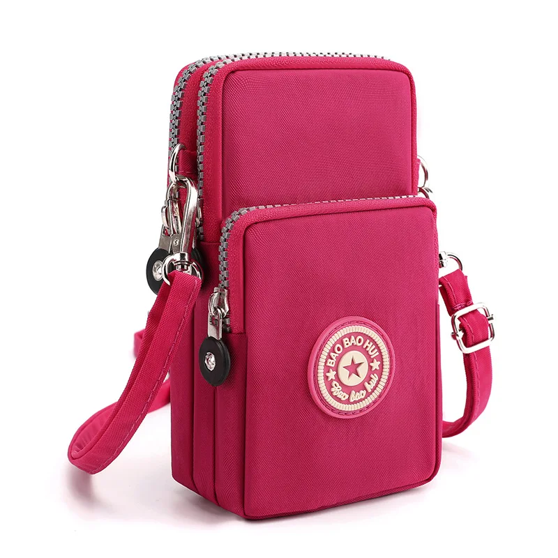 Small Shoulder Bags Nylon Women Mobile Phone Bags Mini Female Messenger Purse Lady Wallets New 2022 Female CrossBody Bag