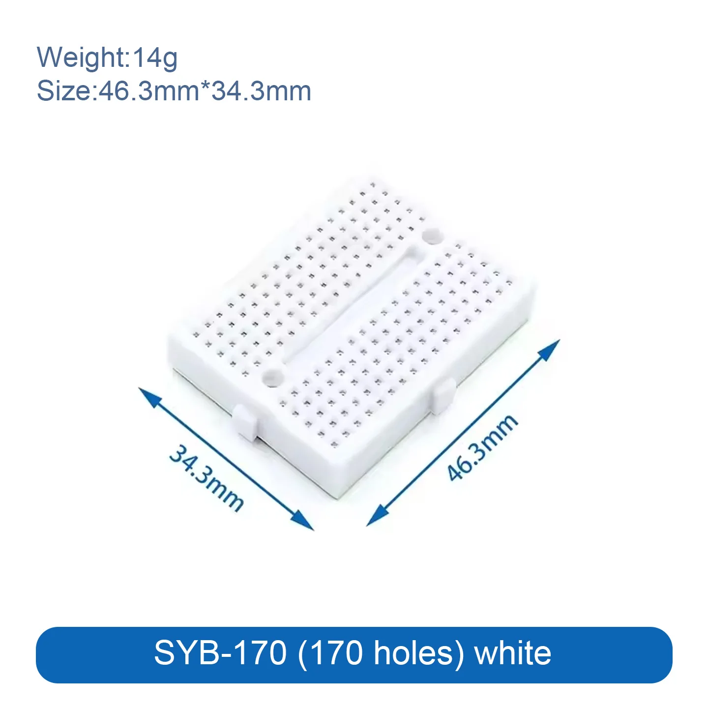 บอร์ดทดลองแบบไม่ต้องบัดกรี 400 830 MB-102 Points Breadboard รุ่น ZY-204 SYB-170 ZY-25 MB102 พร้อมชุดสายเคเบิลสำหรับทดสอบและพัฒนา DIY