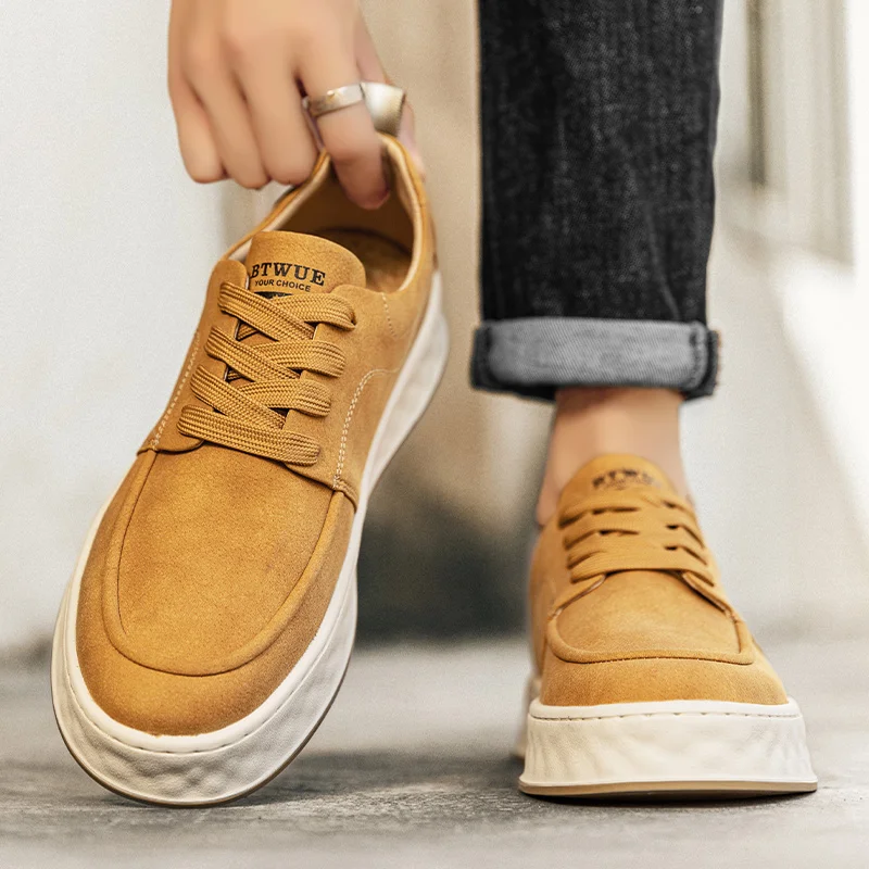 

2025 Men's New Autumn White Sneakers - Breathable Casual Shoes, Couple Style, Trendy & Best Selling