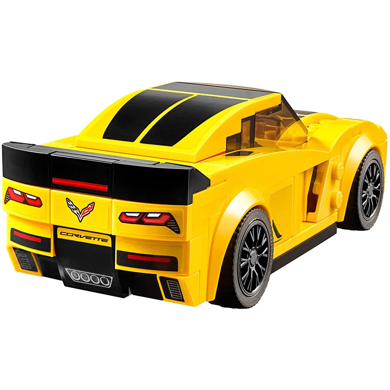 Super Racing Corvette Building Blocks Technical Ford Mustang GT Speed Champion Racers Car Model Bricks Toys For Boys Kids Gifts