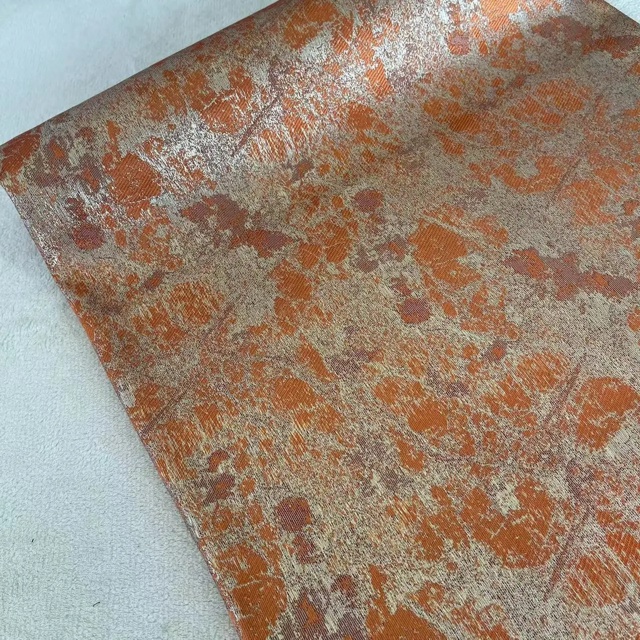 2023 new high-end gold thread jacquard curtains high-precision yarn-dyed abstract pillows American retro clothing fabrics