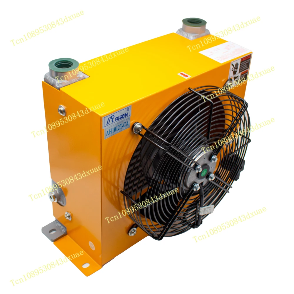 AH1012T-CA Hydraulic Air Cooler Air Cooled Oil Radiator AF Series Plate-Fin Hydraulic Aluminum Oil Coolers 100L/MIN