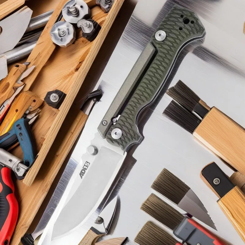 

Stainless Steel Folding Knife Fillet Knife Fishing Boat Fishing Accessories with Easy To Carry Camping Meat Cutting AD15