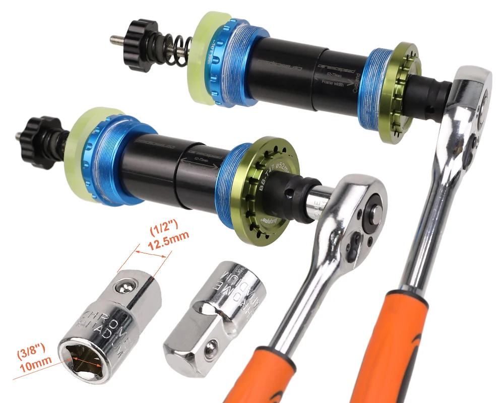 Fahrrad Tretlager Demontage Werkzeug Für BB T47 Installation und Entfernung Schlüssel Fahrrad 12T 16T BB Steckschlüssel BB Reparatur Werkzeug – Detail 33