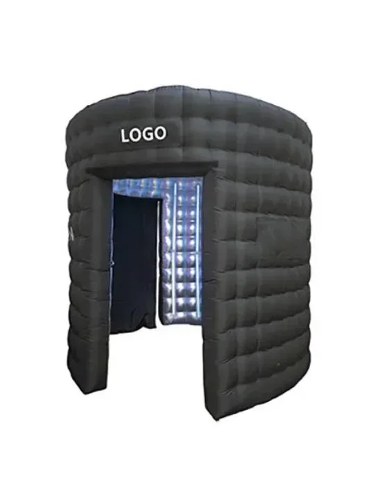 Inflatable 360 Photo Booth with Backdrop Enclosure New Design Factory Price Customizable Logo