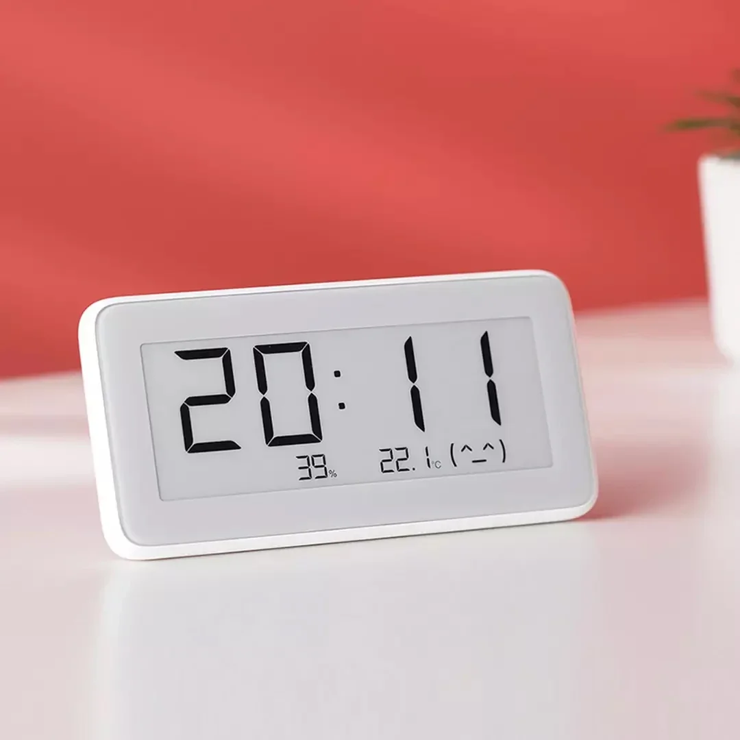 Xiaomi mijia Temperature and Humidity Monitor Clock Indoor Outdoor Hygrometer Thermometer E-link Temperature Measuring Tool