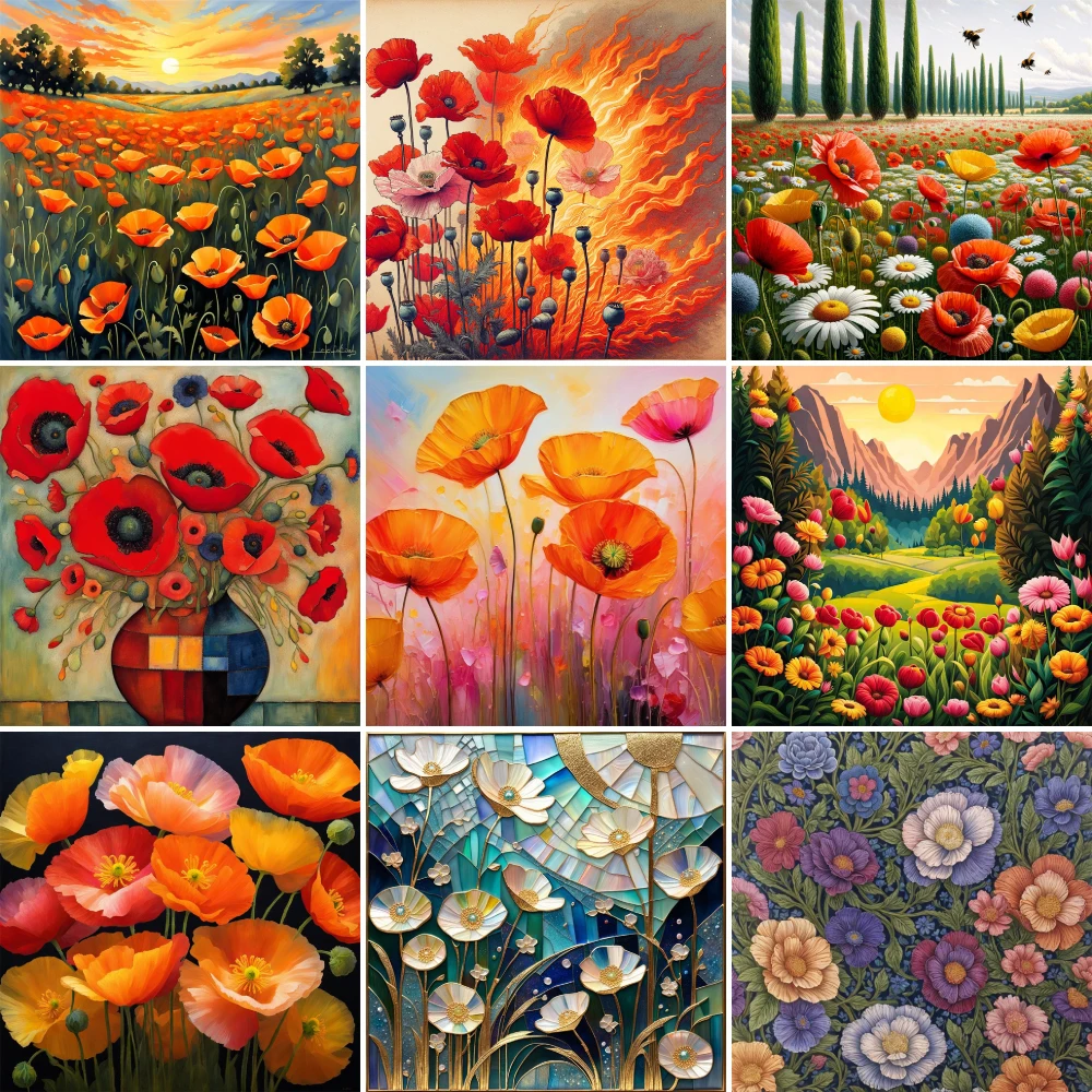 Flowers Poppy Paint… - image