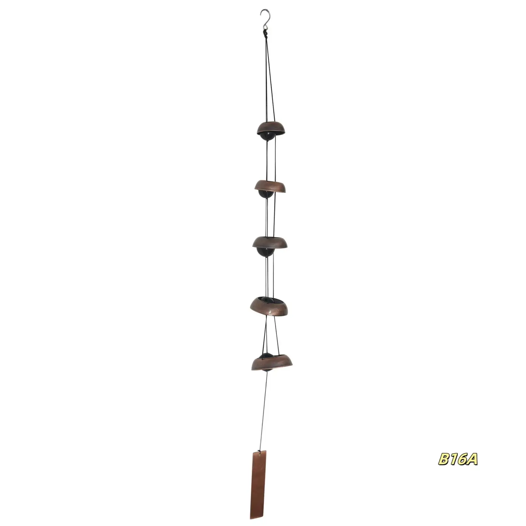 

Bell Wind Chimes Temple Wind Bell With 5 Bells,Feng Shui Wind Chime For Home Yard Outdoor Decoration Memorial Wind Chime