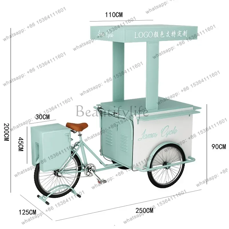 FG TC-18  outdoor mobile cart for market stalls, shopping malls, exhibitions, and night markets - ideal for food vendors