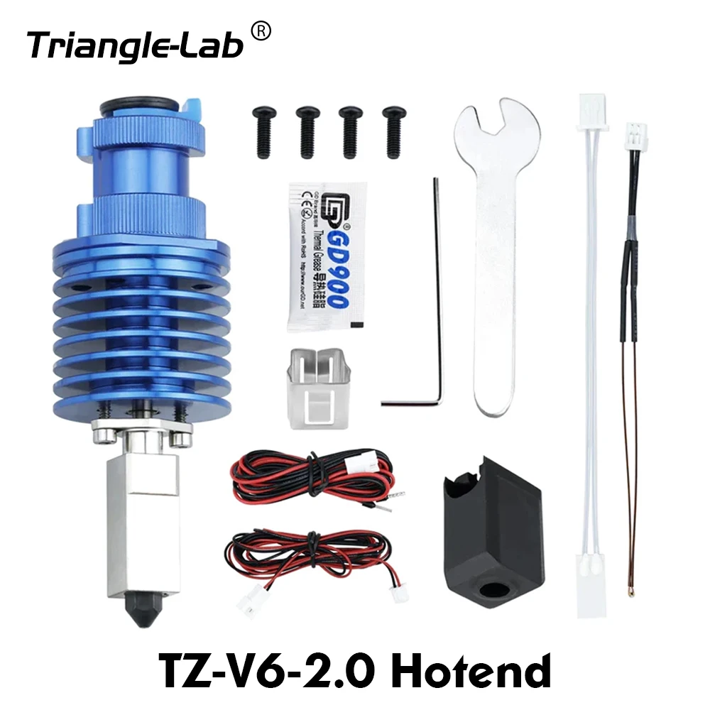 

C Trianglelab TZ-V6-2.0 Hotend Upgraded Bambu Lab Hot End, 2.0 Upgraded Version Compatible with V6 Voron