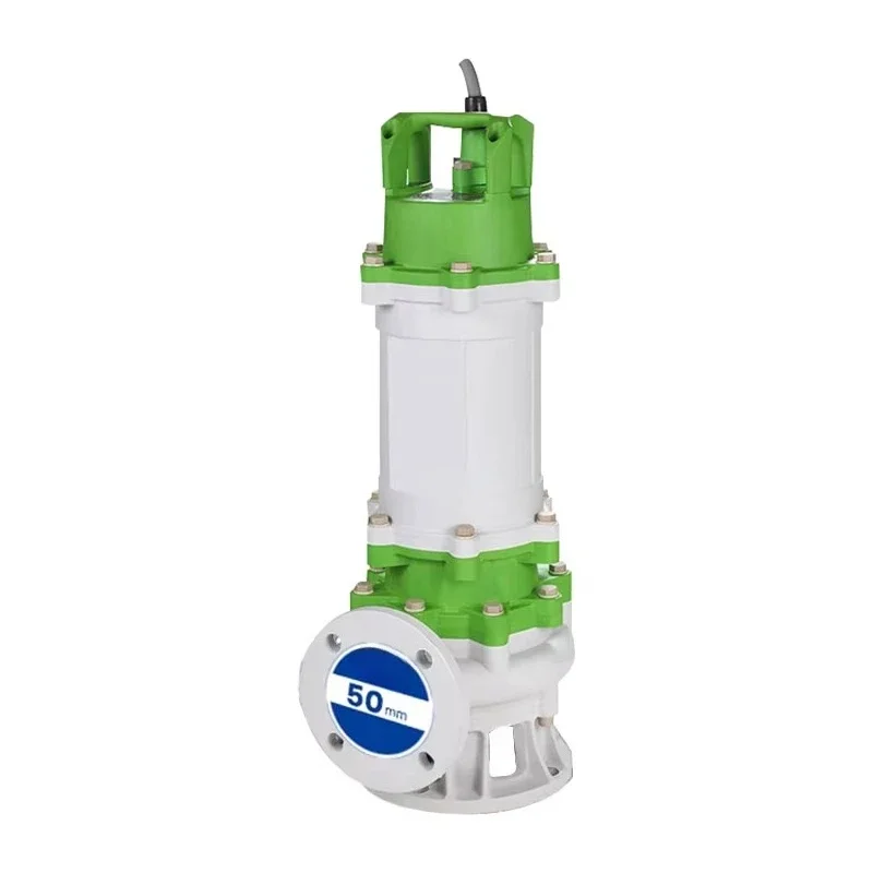 

Погружной канализационный насос серии WQ CNF 0.75-1.5кВт, 2-2.5 дюйма, коррозионностойкий, пластиковый, с электродвигателем, поддержка OEM