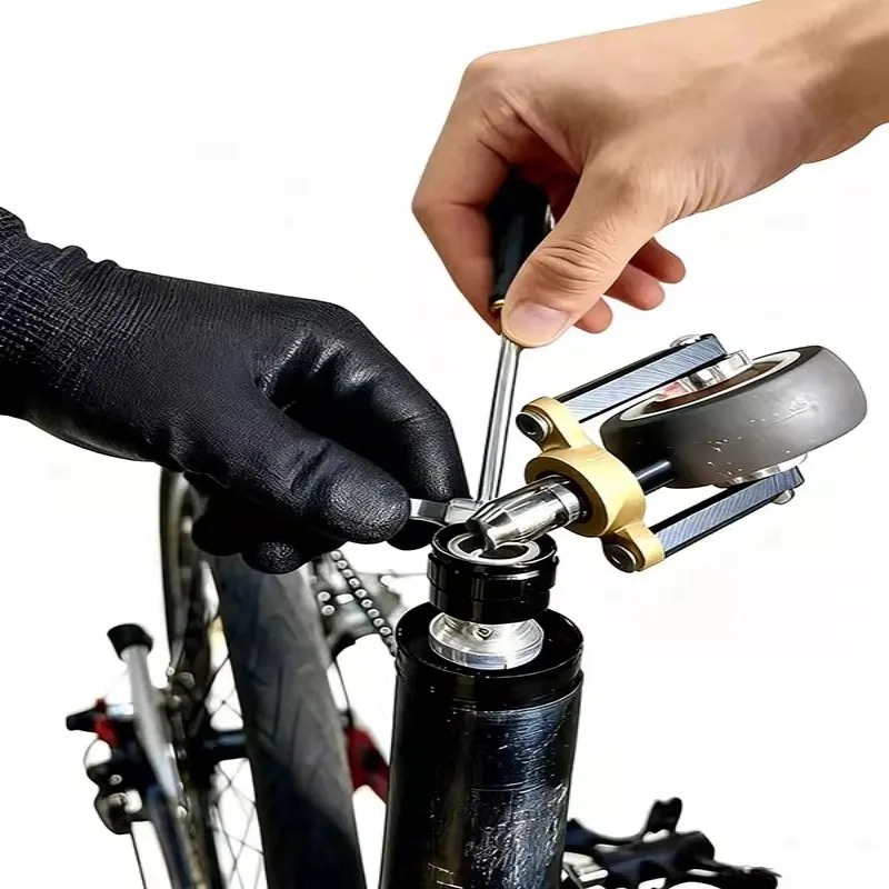 Falträder Hilfsrad Schnellspanner Rundrohr Parken Universal Fahrradrad Innendurchmesser über 28 mm Fahrradteile