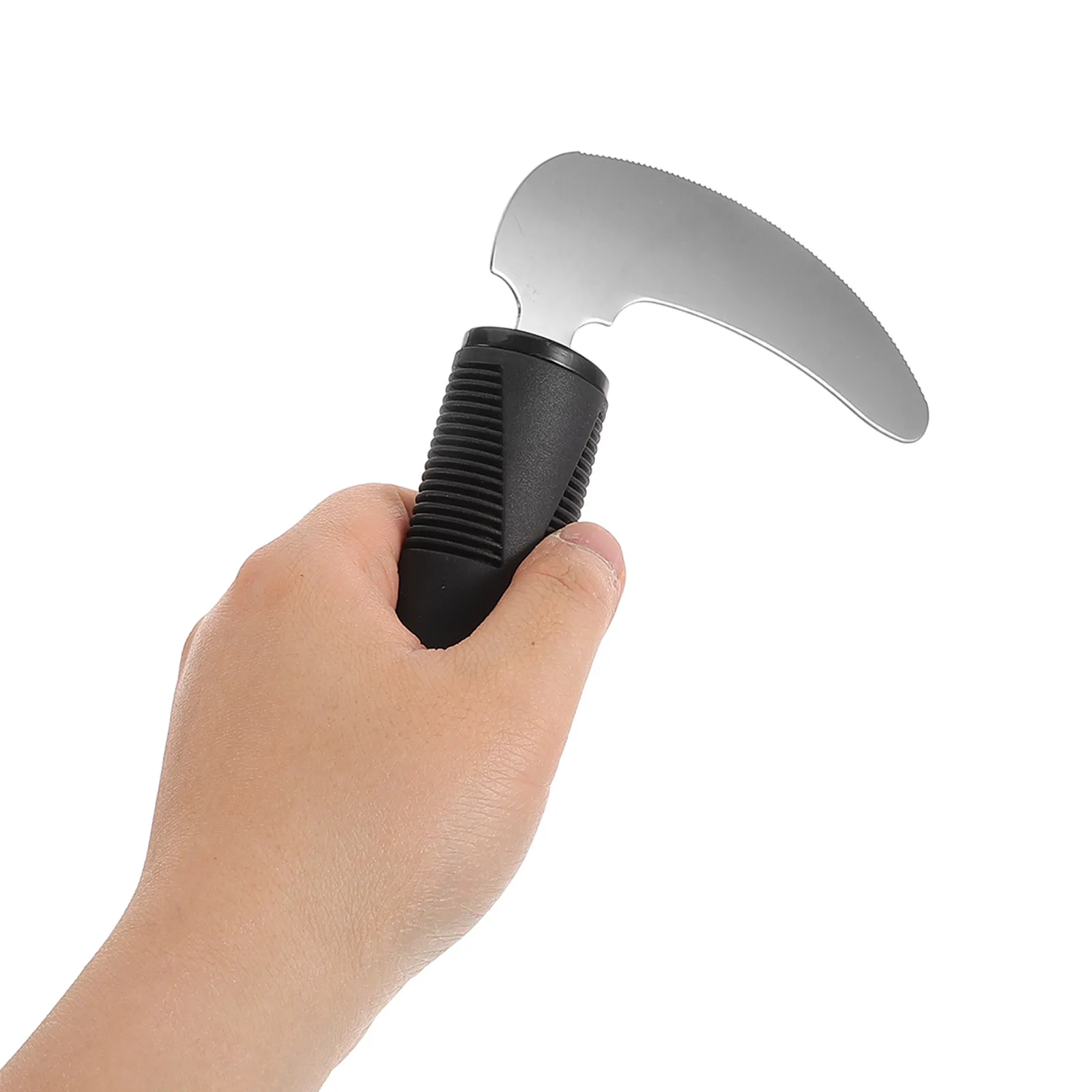 

Adaptive Stainless Steel Eating Utensils Elderly Anti-Shake Steak Cutter for Rehabilitation Training Weak Grasp Cutter Adaptive