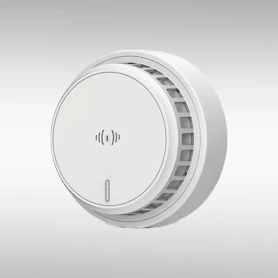 Battery Smoke Detector Fire Alarm Independent Conventional System Smoke Sensor Indoor Roof Installation