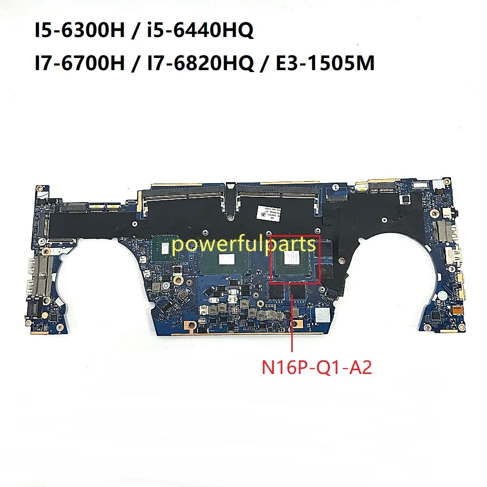 

Материнская плата для ноутбука Hp ZBOOK 15 G3 APW5U LA-C501P 840931 -601 840932 -601 840933 -601 863779 -601 i5 i7 CPU M1000 GPU работает нормально