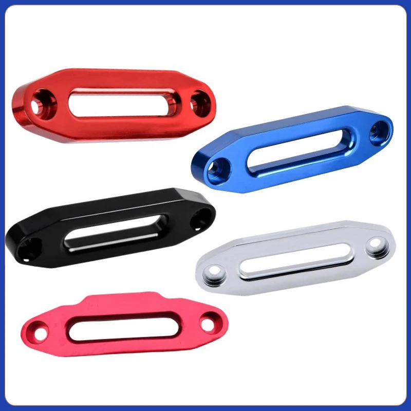 

124 мм заготовка из полированного алюминия с болтовым узором Hawse Fairlead, синтетическая лебедка 3000-4000 фунтов для веревочного кабеля ATV/UTV