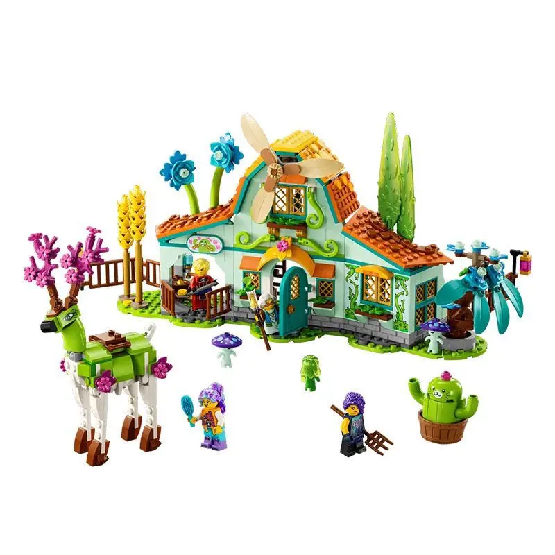 LEGO DREAMZzz Stable of Dream Creatures 71459 Fantasy Animal Toy Set 2 Building Mythical Flying Pegasus or Forest Guardian Gift